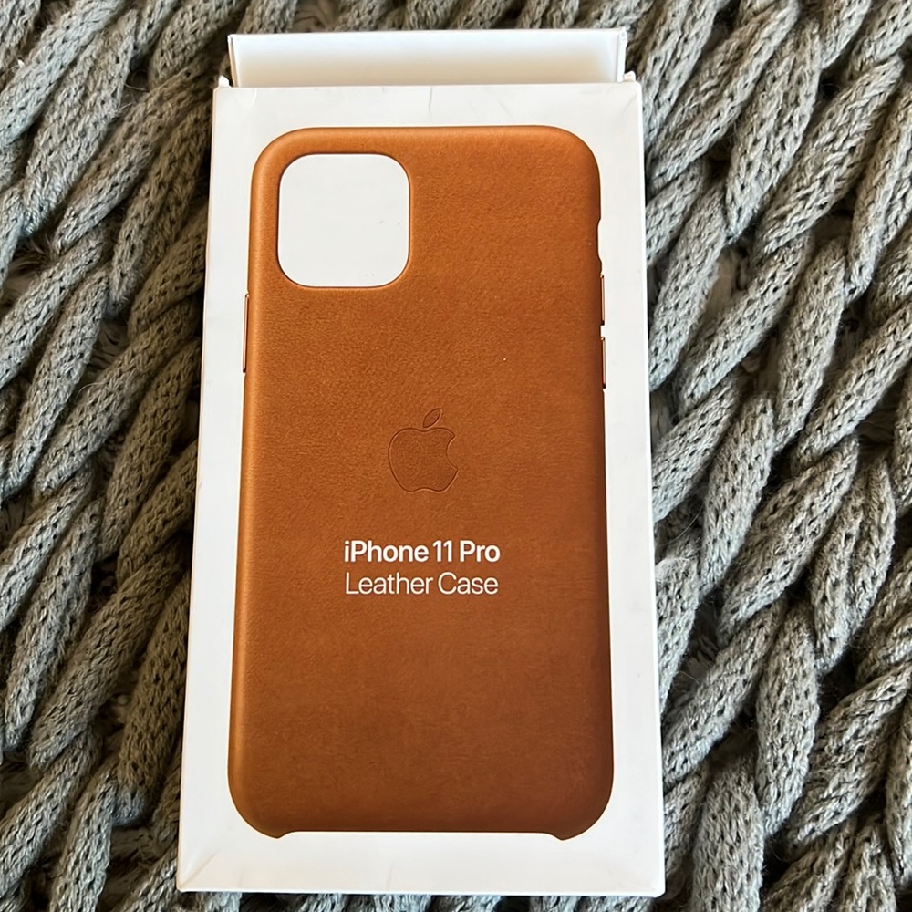 Leather iPhone 11 Pro case Apple